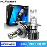 NOVSIGHT N75 汽車 H4 LED 大燈 HB2 大燈 100W 20000LM 6500K 汽車燈霧燈