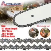 18'' Chainsaw Chain Full Chisel .325 Pitch .063 Gauge 68 DL For STIHL MS250