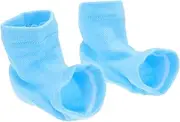 IWOWHERO 1set Invisible Height Increase Sock Pads Heel Cushion Inserts for Men Women Comfortable Non- Design for Casual Sports Boots Practical Foot Support