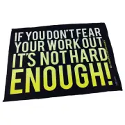 Gym Sweat Microfiber Sports Towel Bodybuilding Funny If You Dont Fear Your Worko