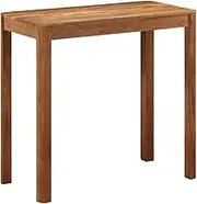 Solid Acacia Wood Bar Table with Honey Finish - Kitchen, Dining, Set, Farmhouse, Room, Table; 110x55x106 cm