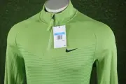 MEN’S MEDIUM NIKE DRI-FIT VAPOR ADV 1/4 ZIP GOLF PULLOVER LONG SLEEVE GREEN, NWT