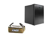 Kings Stayzcool 85L Fridge Freezer -12V/24V -Upright + Clear Top Canvas Bag 15L