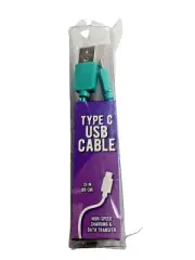 TYPE C USB HIGH-SPEED CHARGING & DATA TRANSFER 39-INCH CABLE Blue