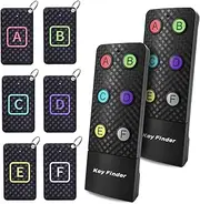 Key Finder Chlovoe RF Item Locator with 2 Transmitters and 6 Receivers 85dB Loud Beeps Wireless Key Finder Locator for Finding Wallet Remote Key Phone Glasses