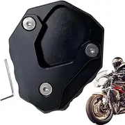 Motorcycle Kickstand Plate | Accessories for Motorcycles,Anti-Slip Base Bracket Stand Accessory for Grass Garage Parking Touring Bicycles