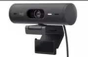 Logitech Brio 500 Full HD 1 1/4" H x 4 5/16" W x 1 1/4" D Graphite Webcam
