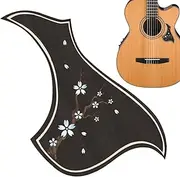 Acoustic Guitar Pickguard, Stringed Instrument Anti-Scratch Sticker, Scratch-Resistant Protective Stickers, Ideal for Acoustics Guitar Maintenance, Paper, 6.89x3.74 Inches