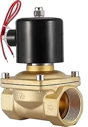 Brass Electric Solenoid Valve Two Way Normally Closed 220VAC for Industrial Use