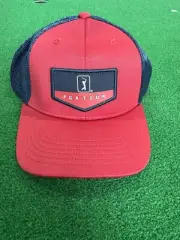 PGA Tour Americana Golf Hat Chili Pepper Red White & Blue Adjustable NEW