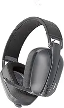 Fantech WHG03 PRO Customizable Gaming Headset, 7.1 Surround Sound, 4-Mode Connection (Bluetooth 5.0/Wireless/USB-C/3.5mm AUX), Foldable Mic Noise-Cancelling Headphone(Grey)