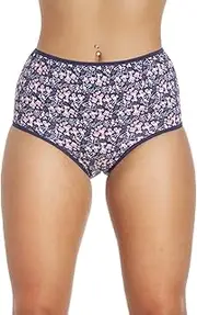 [Camille] Womens Four Pack Mixed Full Briefs 10/12 Mixed PK