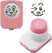 HengKe 1 Pieces Rice Ball Embosser Smiley Face Stylist Ingredients Stampers Nori Bento Rice ball Molds, DIY Sushi Tool Seaweed Nori Punch, Onigiri Mould Multiple Expressions Maker Bento Box Decoration
