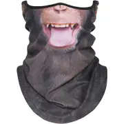 Nevenka 3D Animal Ski Neck Balaclava Anti-UV Windproof Face Mask Scarf for Halloween Cycling-6