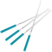 BESPORTBLE 10 Pcs Outdoor Barbecue Needles BBQ Skewer Barbecue Fork Barbeque Skewers Barbecue Skewer Stainless Skewers Skewers BBQ Sticks Skewers for Grill Barbecue Sticks