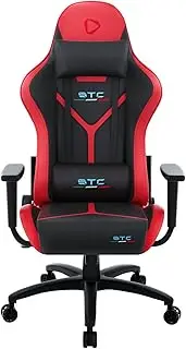 [ONEX] STC Tribute Hardcore Gaming Chair, Multiple Colours, Comfortable Ergonomic Design for Office or Home (Black/Red)