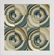 Frame Company Watson Range The Center II Abstract Turquoise by Cheryl Warrick, Photo Frame - 12 x 12 Inches, White