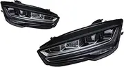 Auto Parts Compatible For Audi A7 Headlights 2011-2017 RS7 Styling LED Dynamic Steering Headlight Car Accesorios Modified(FOR 2015-2018)
