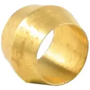 1/4" Copper Compression Sleeve – Durable Brass Ferrule for Tubing & Pipe Connect