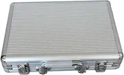 Amagogo Aluminum Alloy Chip Case, Large Capacity, Storage Container with Handle, Storage Case Cards Holder for Chip Storage Empty, S