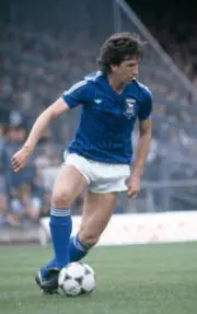 Paul Mariner of Ipswich Town in action, circa 1982. - Old Photo