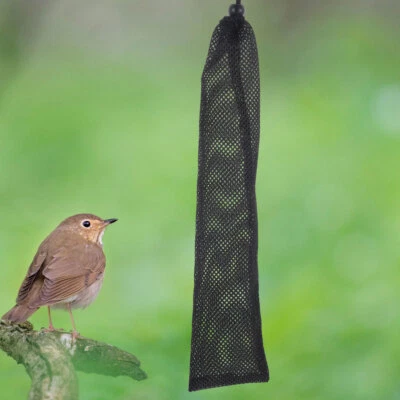 3 Pcs Wild Bird Feeder Mesh Bag Drawstring for Birds Food Supply
