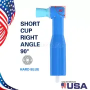 100 Dental Disposable Prophy Angles Blue Firm Blue Short Cups 90°