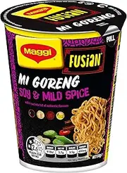 MAGGI Fusian Noodle Cup Mi Goreng Soy And Mild Spice, 64 Grams