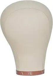"Abbraccia" Canvas Mannequin Head with Mounting Holes Manikin Wig Display Stand Wig Holder for Making Wigs , 21inch