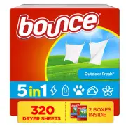 Bounce Dryer Sheets, Outdoor Fresh, 160-count, 2-pack Outdoor Fresh 320 Sheets