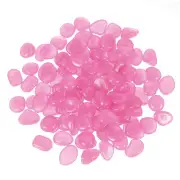 Glowing Stones 300 Pcs Glow in the Dark Rocks for Fish Tank Decor Dark Purple