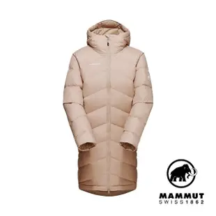 【Mammut 長毛象】Fedoz IN Hooded Parka Women 時尚長版羽絨連帽大衣外套 薩凡納褐 女款 #1013-02090