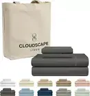 [OOS] 100% Egyptian Cotton King Size Sheets Set, 4 Pieces King Size Bedding Sets