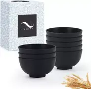 Wheat Straw Bowls Set of 8,10 OZ Small Bowls,Kids Bowls,Cereal Bowls,Plastic Bow
