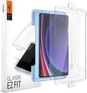 SPIGEN EZ Fit GLAS.tR Slim Screen Protector Designed for Samsung Galaxy Tab S9 Ultra 14.6 (2023) Auto Alignment Kit Premium Tempered Glass [1-Pack] - Clear