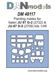 Dan Models 48117 - 1/48 Painting masks for Italeri Ju-87 G-2 & Ju-87 D-5