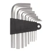 9 Pieces Hex Key Wrench Set Metric CR-V Steel L Shaped Repairing Tool