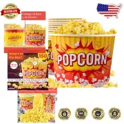 Classic 150 Pack 85oz Leak-Free Popcorn Buckets - Ideal for Theaters & Events