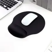 Black Mouse Pad W/Wrist Rest Pad Gaming Mousepad Mice Mat PC Laptop Accessories