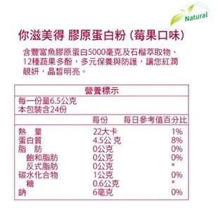 【Nutrimate 你滋美得】膠原蛋白粉(24包/盒)