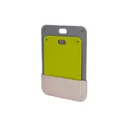 2pc Joseph & Joseph DoorStore Chop Chopping Board w/ Storage Case Set Grey/Green