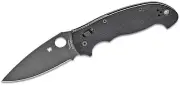 Spyderco Manix 2 XL Folding Knife 3.88" S30V Black Plain Blade, Black G10 Handle