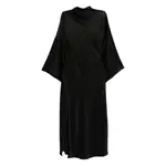 [Pinko] Pinko Open-back Midi Dress 44 IT BLACK