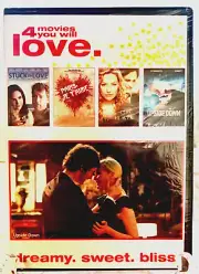 4 Film Love Colln-Stuck n Love,Little Bit of Heaven,Upside Down,Paris Je T'Aime