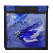 Feather Trolling Skirt Tuna Lure For Big Game Fishing Rigged With Steel Hook