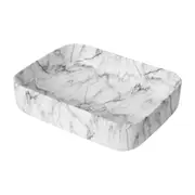 500*390*130mm Poseidon Carrara PA5039 Marble Ceramic Rectangle Above Counter Basin