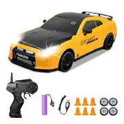 Catzon 1/24 RC 4WD Drift Car 2.4GHz High Speed with Cool Lights for Kids-2