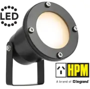HPM TULI 12V LED Garden Light Pond Spotlight 4.5W Warm 3000K IP68 DIY Black