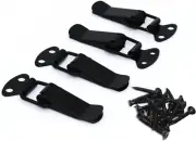 Black Toggle Latch,Steel Spring Loaded Toggle Latch, Black Catch Hasp Clamp Clip