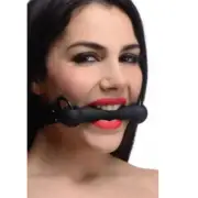 Oral Soft Silicone Bone Open Mouth Gags Bite Restraint Binding Slaves Game